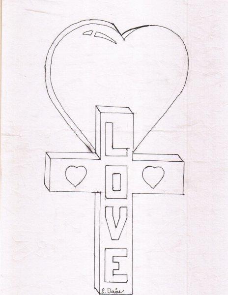 Крест для рисования