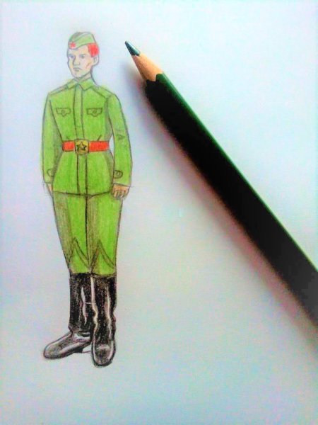Рисование военный