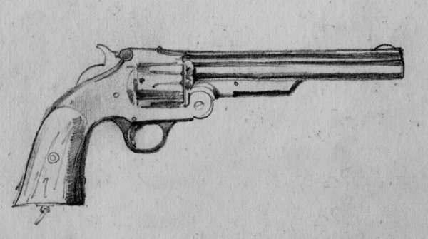 Револьвер зарисовка