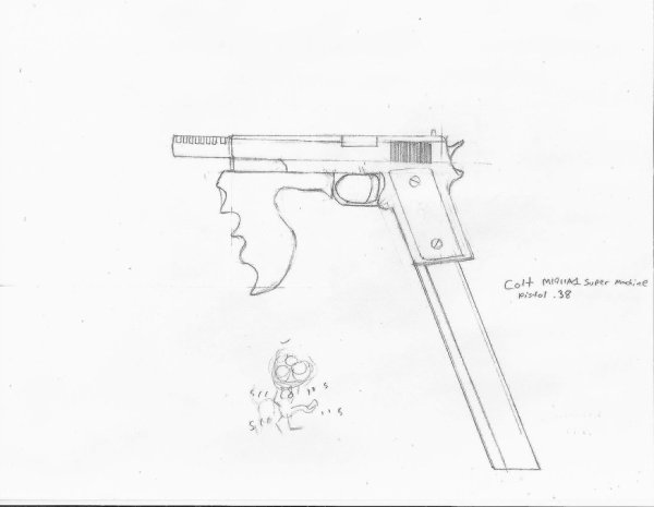 Colt m1911 чертеж