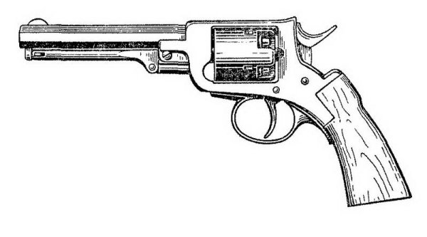 Кольт 45 калибра рисунок