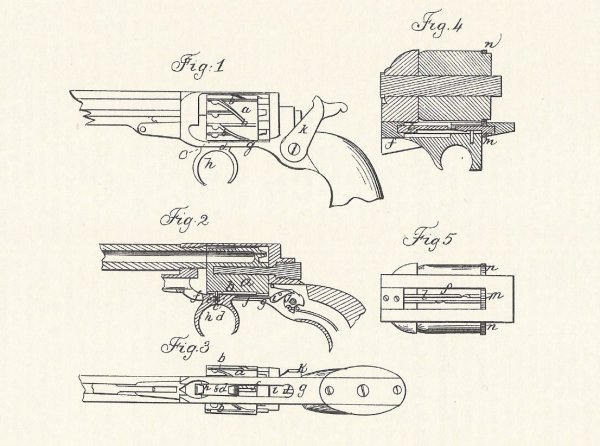 Кольт револьвер 1871 чертеж