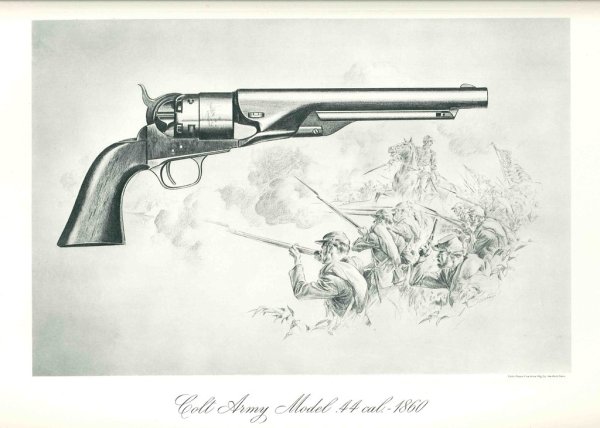 Револьвер Кольт АРМИ 1860 чертежи
