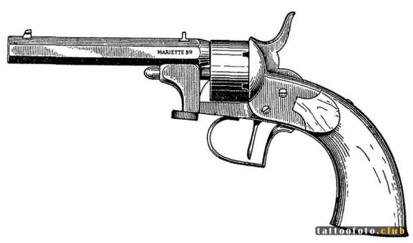 Кольт эскиз