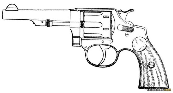 Пистолет эскиз