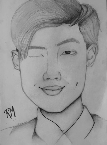 Ким Намджун рисовать