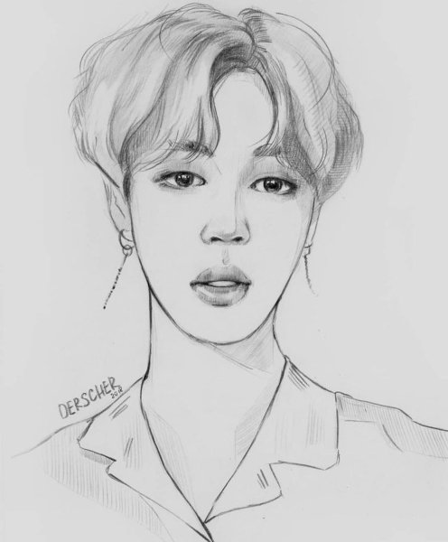 БТС для срисовки Чимин