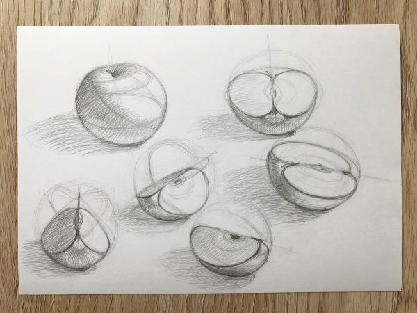 Линейно конструктивное построение фруктов