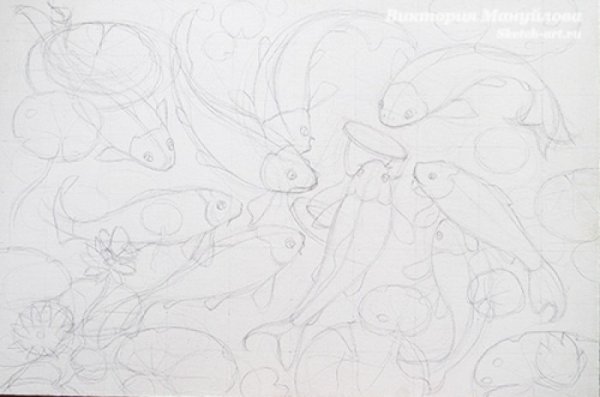 9 Карпов раскраска