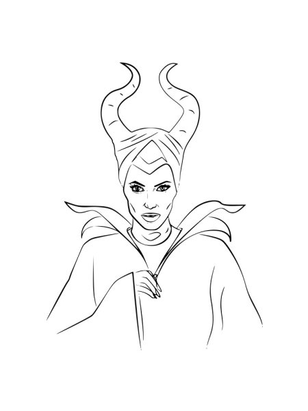 Малефисента карандашом