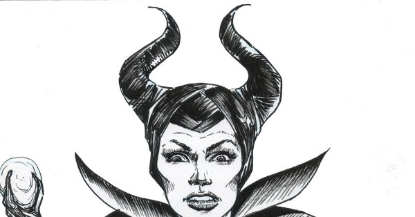 Тату Малефисента эскизы