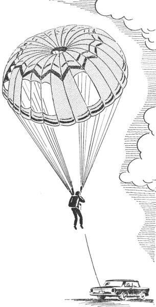 Рисуем парашютиста