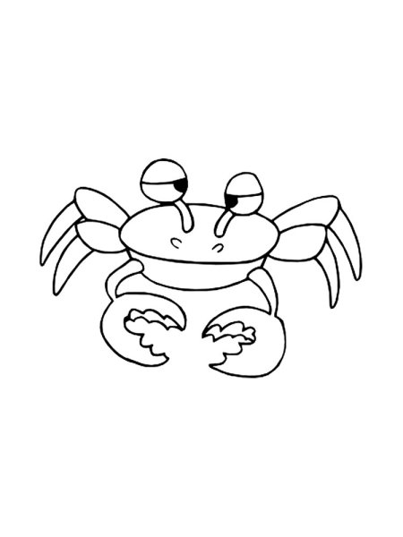 Поэтапное рисование краба