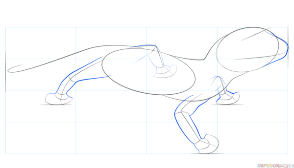 Рисунки эублефаров поэтапно