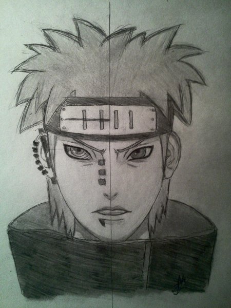 Пейн Яхико рисунок