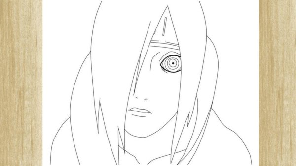 Нарисовать Нагато Удзумаки