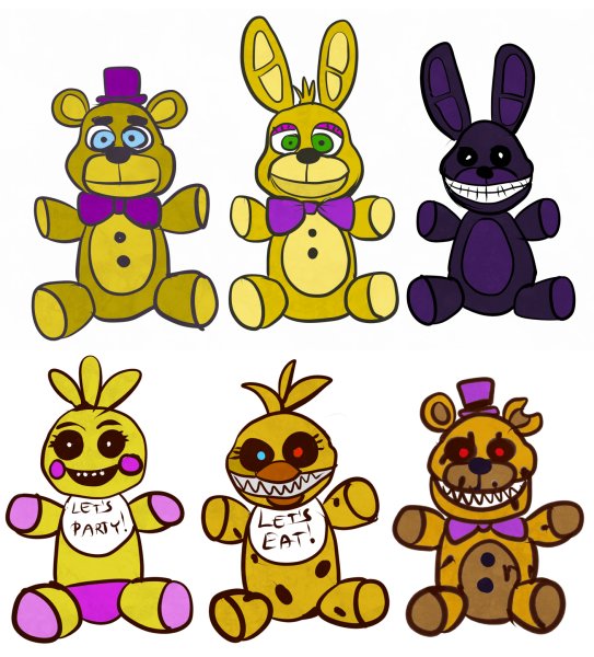 ФНАФ 1 Голден Фредди милый