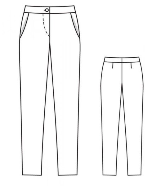 Эскиз брюк