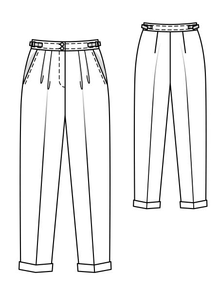 Трикотажные брюки Бурда