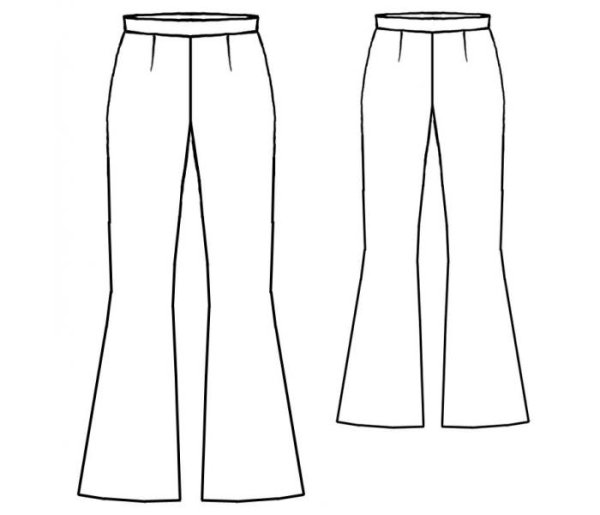 Эскиз брюк