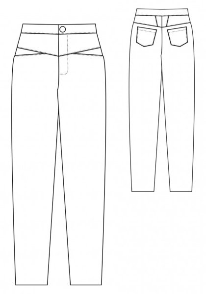 Чистые брюки рисунок