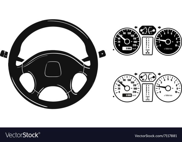 Руль трафарет