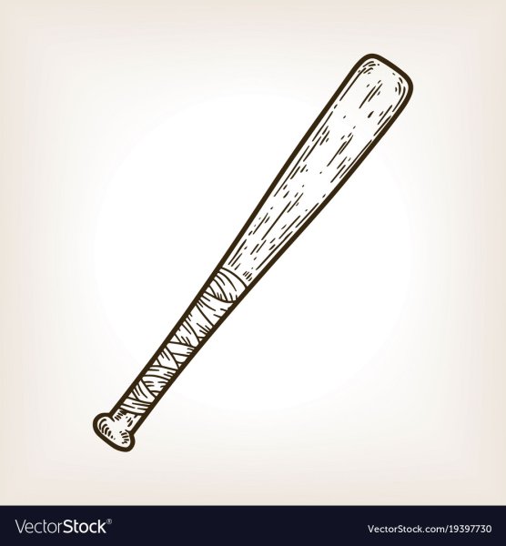 Бейсбольная бита раскраска