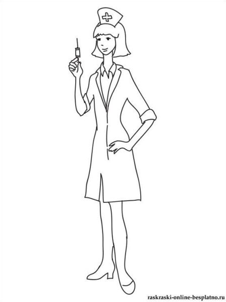 Военный врач рисунок
