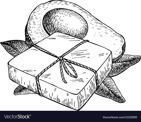 Мыло зарисовка