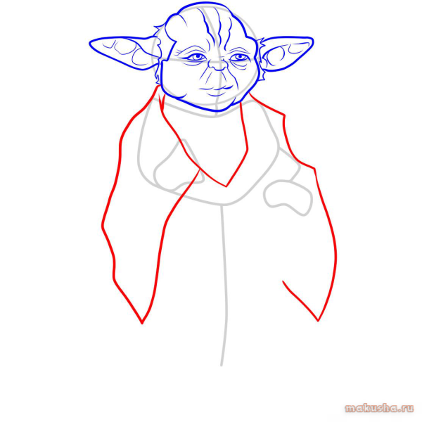 Йода карандашом поэтапно