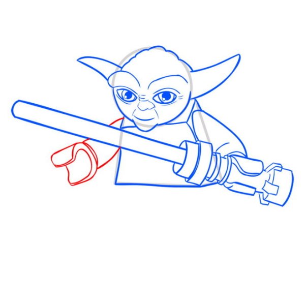 Йода для срисовки