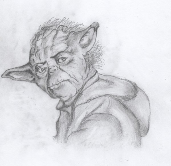 Повзрослевший йода рисунок