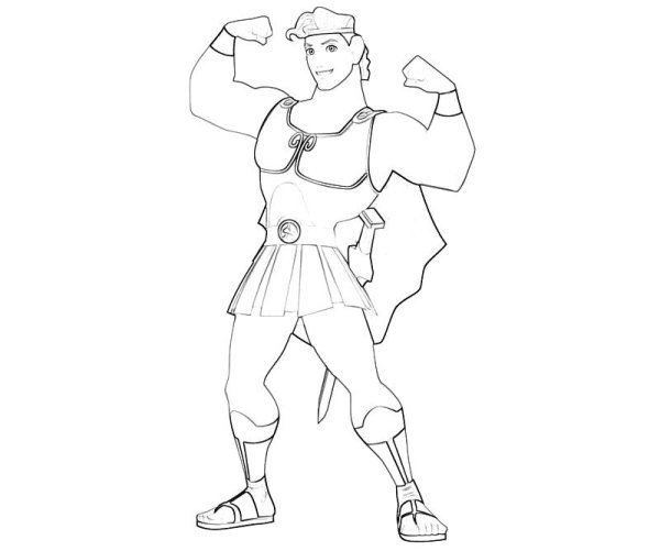 Геракл для срисовки