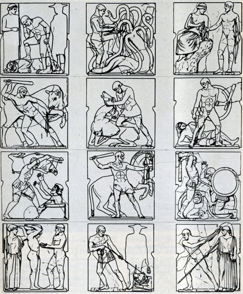 Древняя Греция 12 подвигов Геракла