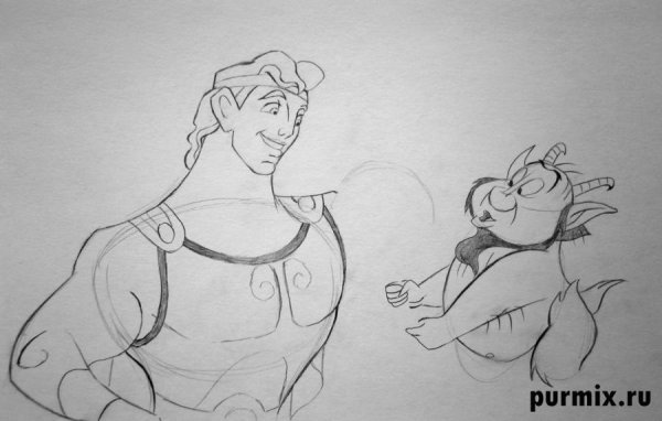 Геркулес карандашом