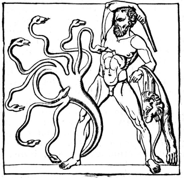 Геракл и Лернейская гидра для детей