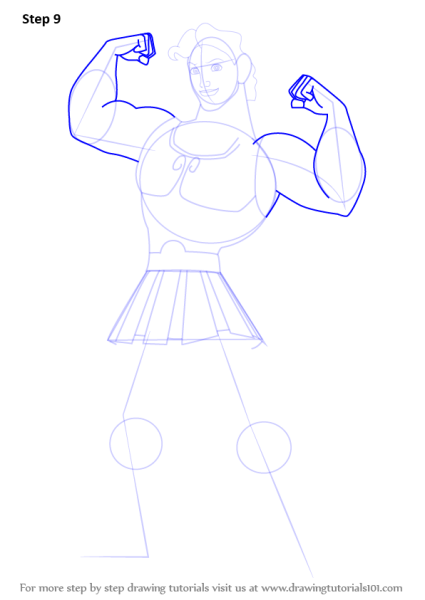 Геракл рисунок пошагово