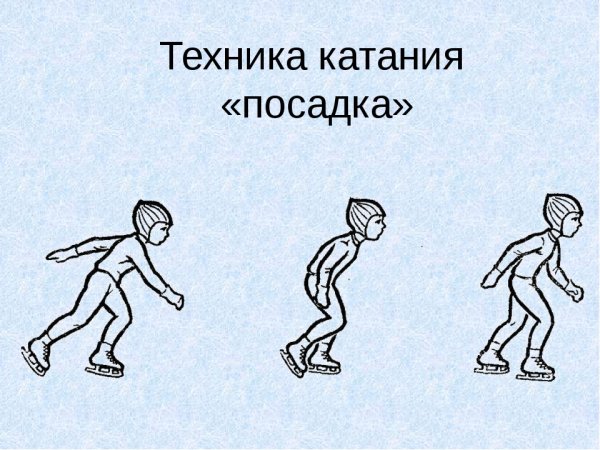 Техника катания на коньках