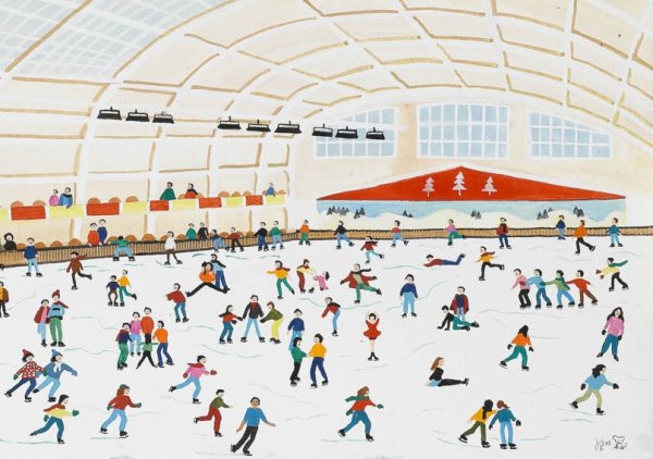 Ледовый каток арт