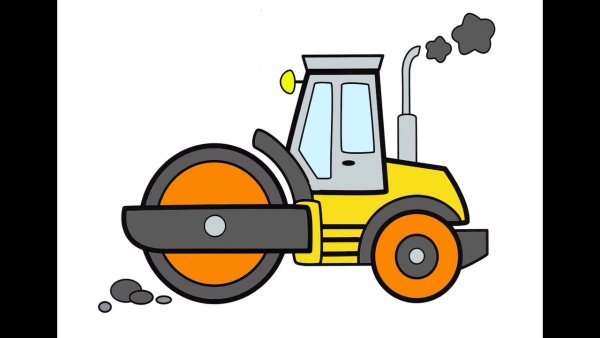 Нарисовать каток машину