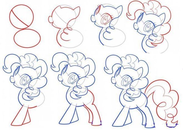 Как нарисовать Пинки Пай