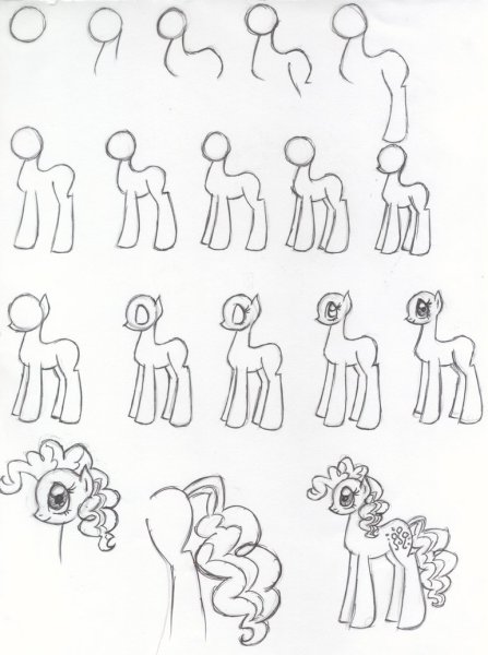 Урок по рисованию пони