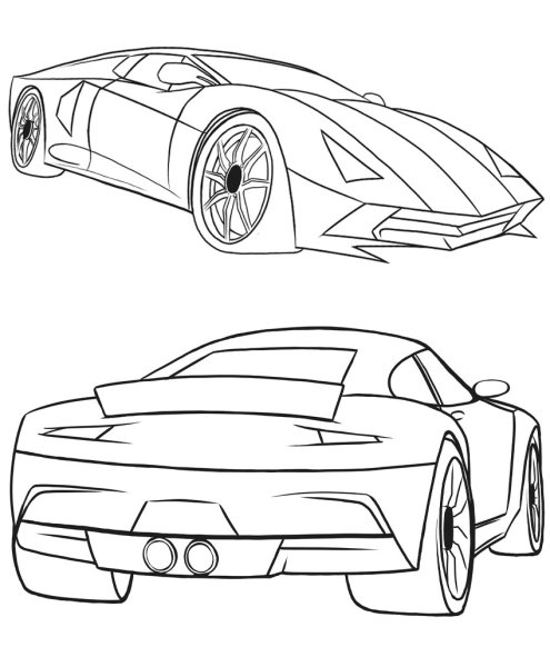 Нарисовать машину