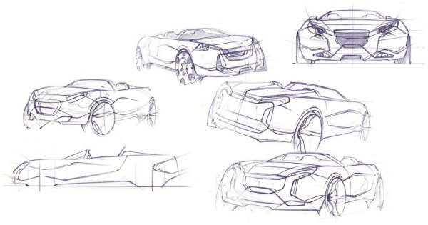 Машинка в разных ракурсах