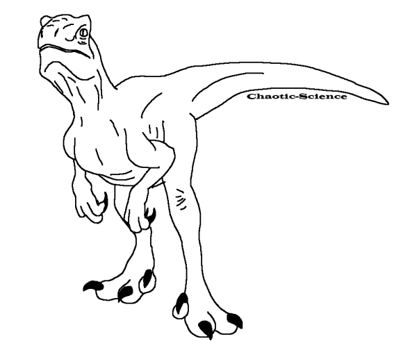 Рисунок ног раптора