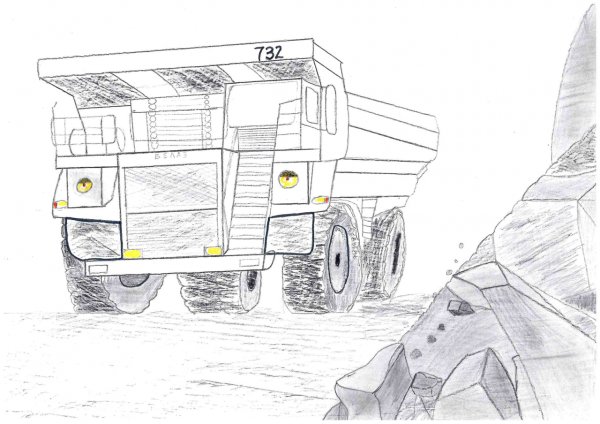 Угольный разрез рисунок