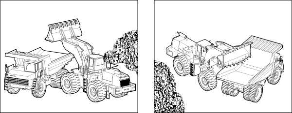 Раскраски карьерный самосвал БЕЛАЗ