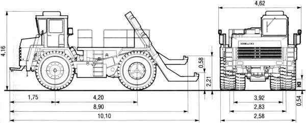 БЕЛАЗ 7547 чертеж