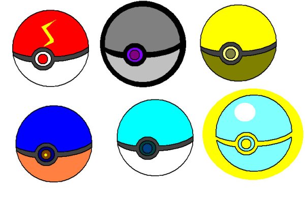 Покебол рисунок карандашом