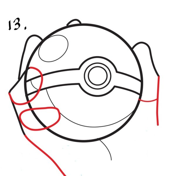 Как нарисовать покебол
